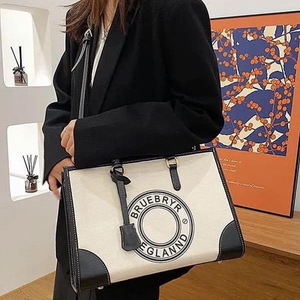 Sac à main en toile – Image 3