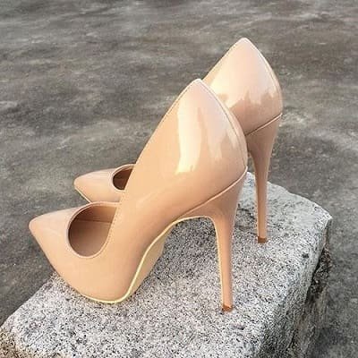 Escarpins verni nude